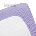 thumbnail image 7 of Clara Clark Premier 1800 Microfiber Collection 3-Line Bed Sheet Set, Cal King Size, Lavender, 7 of 7