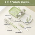 thumbnail image 7 of Oioane 2-in-1 Baby Bottle Cleaning Brush Set & Portable Drying Rack, Compact Countertop Organizer and Hygienic System for Bottles, Nipples, and Pump Parts, 7 of 7