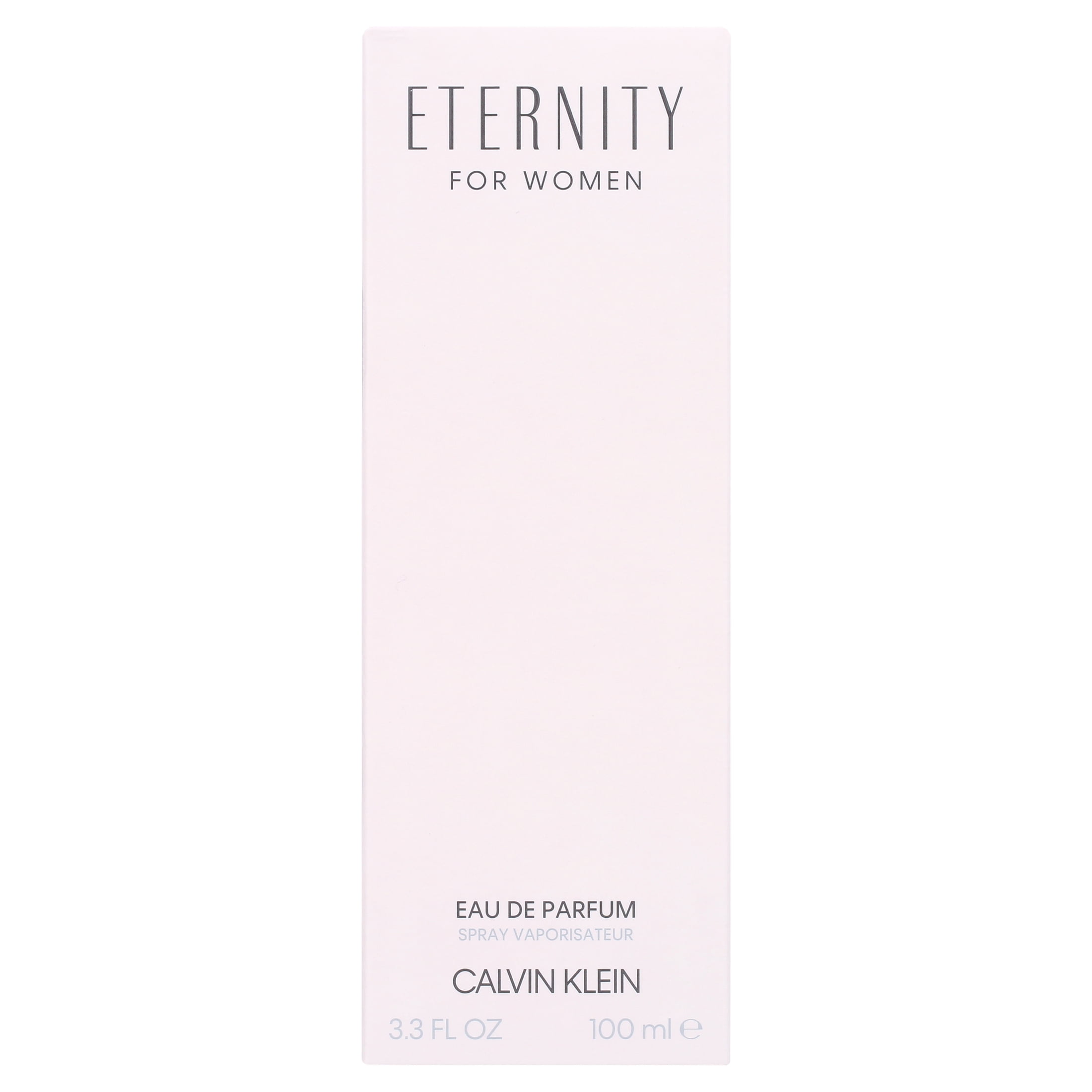Eternity by Calvin Klein, 3.3/3.4 oz 100 ml EDP Spray for Women