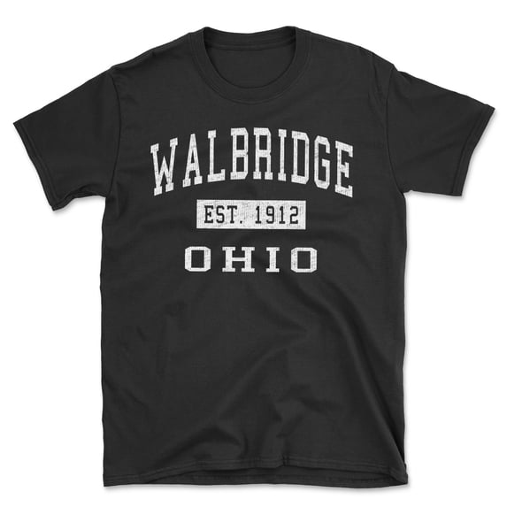 Walbridge Ohio Classic Established Men's Cotton T-Shirt