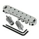 thumbnail image 3 of 2X Puente de Melodia-O-Matic Sillin Rodillo Plateado Metal Cromado para El Reemplazo de la Guitarra Electrica del Estilo de Les Paul, 3 of 6