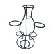 thumbnail image 1 of Soporte de bola de cristal para asiento de esferas de metal que ahorra espacio, soporte de exhibición de bolas multiusos, base de bola de cristal para estantería, C, 1 of 6