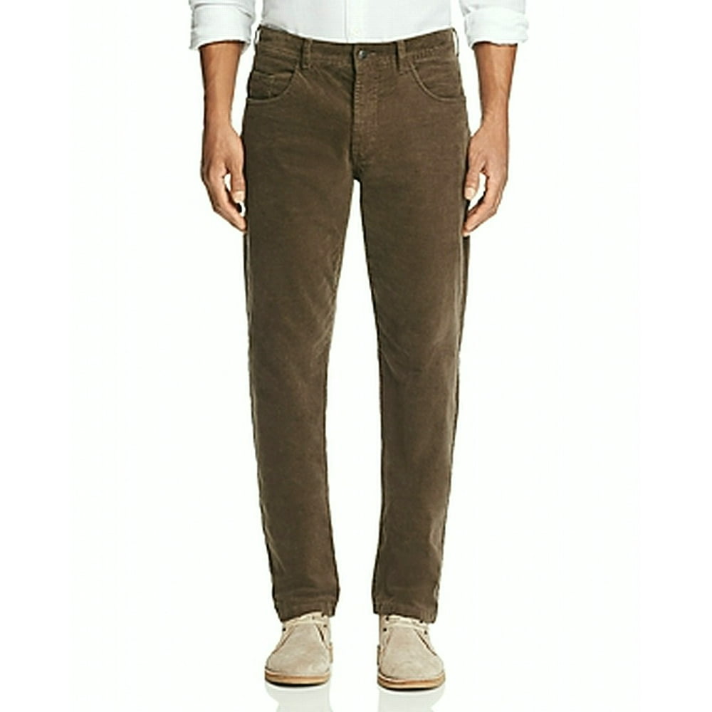 Designer Brand Pants Mens Pants 36X34 Corduroy Tailored Fit 36