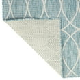 thumbnail image 7 of Unique Loom Outdoor Trellis Collection Area Rug - Gitter (9' x 12' Rectangle Light Aqua/Ivory), 7 of 7