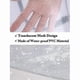 thumbnail image 3 of 18 Pcs A4 Plastic Envelopes (Black, A4 Letter Size), Transparent Mesh D, 3 of 5