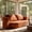 Rust Red + Corduroy + 2 Seat + Casual, variant on 2-in-1 Convertible Loveseat Sleeper Sofa, Curved Corduroy Folding Sofa Bed with High-Density Foam, No Assembly, Full Size for Apartment, Dorm, Office and RV
