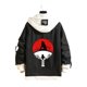 thumbnail image 1 of Chaqueta de mezclilla con estampado del logo de la familia Uchiha de Naruto., 1 of 1