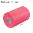thumbnail image 2 of Uxcell Tulle Rolls Fabric Spools 6" 100 Yards Light Red for Decoration Wrapping Wedding DIY Crafts, 2 of 5