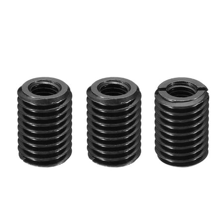 

Uxcell 45# Carbon Steel Threaded Repair Insert Nut 3pcs M8x1.25 to M14x2 Thread Sleeve Reducing Nut Adapter 20mm