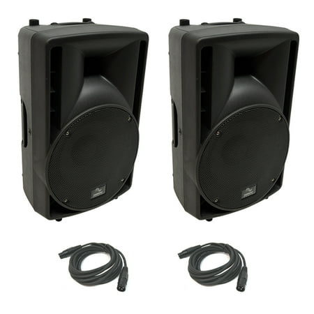 (2) Harmony Audio HA-C10A Pro DJ 10  Powered 400W PA Speaker & (2) XLR Cable price history on PriceWatchPro