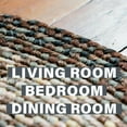 thumbnail image 7 of Homespice Driftwood Chocolate Rustic Area Rugs 8x10', Your Choice for Rectangular Braided Rugs and Indoor Outdoor Rug Waterproof, 7 of 7