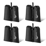 EAGLE PEAK Weight Bag Set Sand-Fill Bags for Use with Pop Up Canopy Legs 4pcs Per Pack (Black)