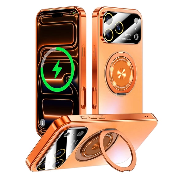 Funda de teléfono Togotomars para iPhone 17 Pro con soporte magnético