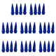 thumbnail image 1 of Tapas Vástago Válvula Con Púas Tuercas Aluminio para La Mayoría Los Vehículos () Azul, 1 of 3