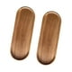 thumbnail image 5 of 2 bandejas de madera para servir, bandejas para mesa de café, bandejas prácticas para comida, bandejas de madera para fiestas temáticas, salas de té, Ovalado 29 cm x 105 cm, 5 of 8