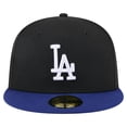 thumbnail image 2 of Men's New Era  Black Los Angeles Dodgers 2024 World Series Champions 59FIFTY Fitted Hat, 2 of 5