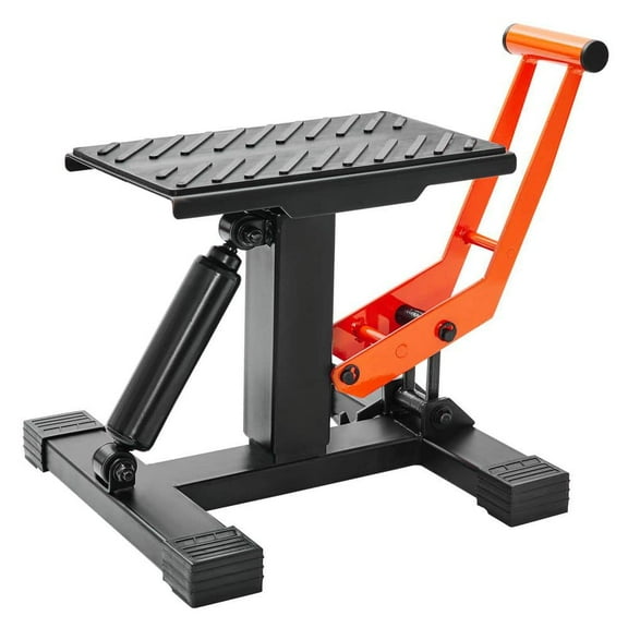 Dirt Bike Lift Stand Motorcycle Jack Lift Stand 440 lbs. Capacity and Hydraulic Lift Operation for Dirt Pit Bike Repair