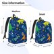 thumbnail image 2 of Fotbe Dinosaur In Space Mochila de Lona con Estampado, Mochila Duradera, Mochila Versátil de Alta Calidad, Mochila Compacta Vintage-Medium, 2 of 5