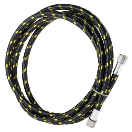 

Professional Nylon Braided Airbrush Hose with Standard 1/8 *1.8m(5.9ft) Size Fitting on One End and a 1/8in
