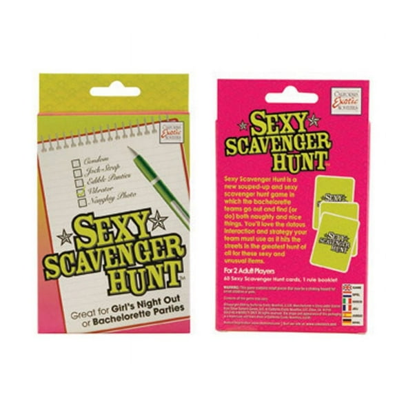 Sexy Scavenger Hunt Card Game