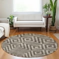thumbnail image 3 of Dalyn Rugs Premium Machine Washable Mayfield AMF733 Brown 8' x 8' Round Rug, 3 of 6