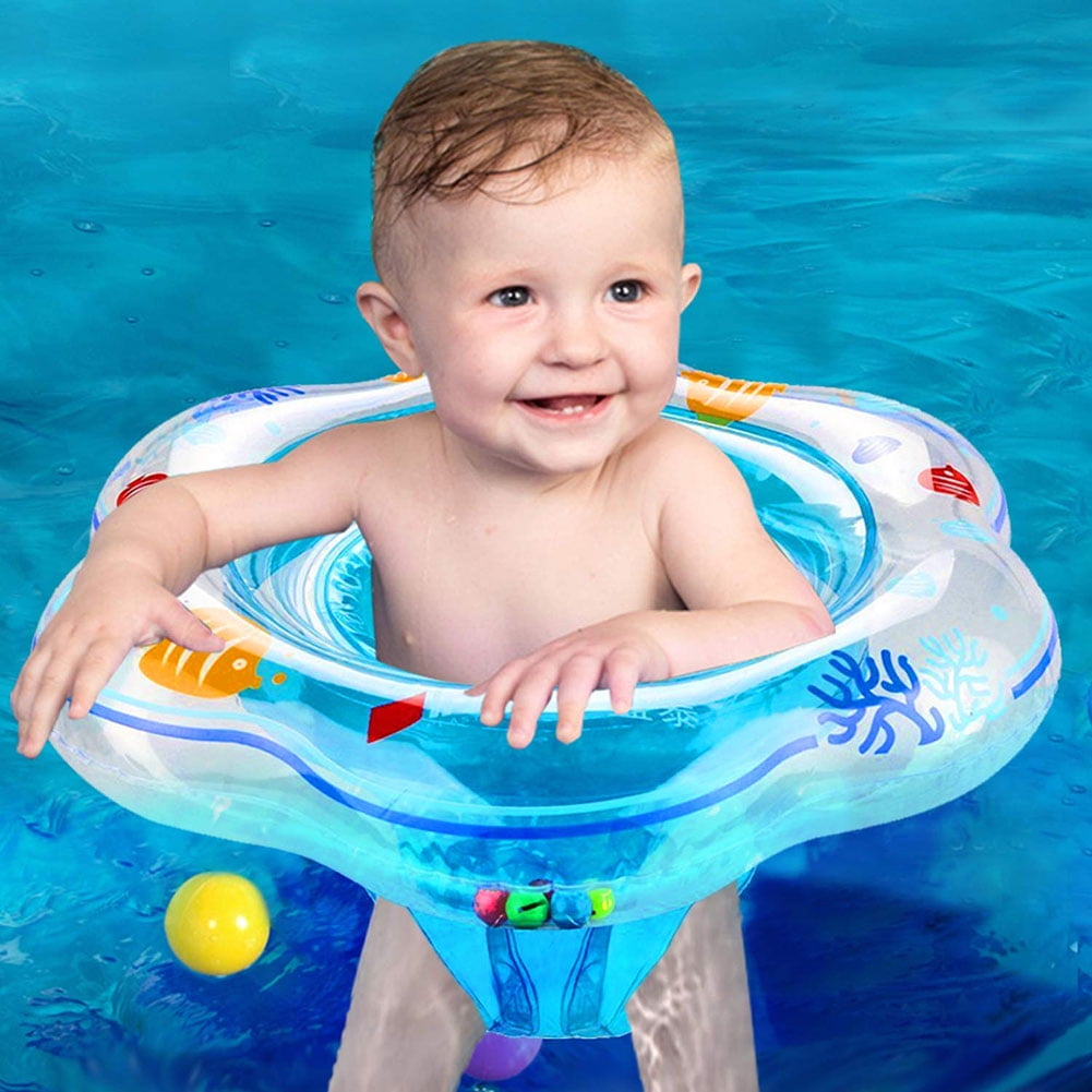 Baby Swimming Playmat Safety Infants Bathing Float Inflatable Water Floating Mat 