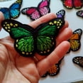 thumbnail image 3 of 12 Apliques de Mariposas Bordadas de Colores Coser en Parches Suministros para Zulema Apliques grandes de mariposas, 3 of 7