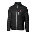 thumbnail image 2 of Men's Cutter & Buck  Black NC State Wolfpack  Rainier PrimaLoft Eco Insulated Full-Zip Puffer Vest, 2 of 3