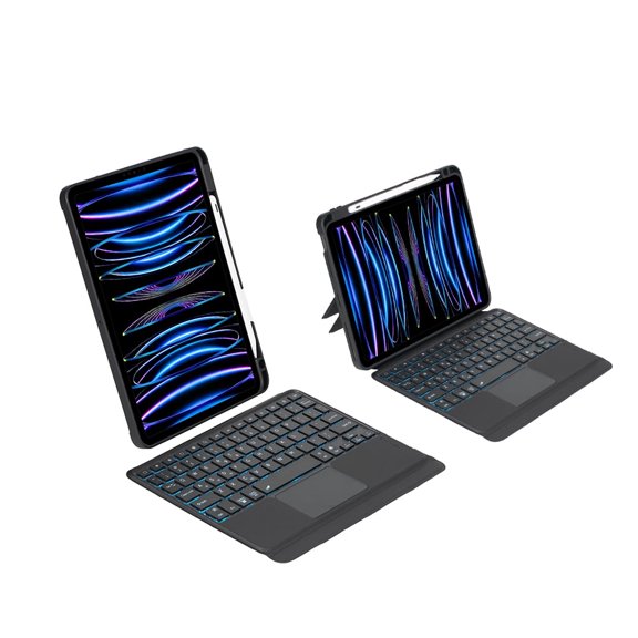 Keyboard Case with Detachable Wireless Bluetooth Keyboard for IPad 10.9 "Air4/5, IPad Pro 11" 2022/2021/2020/2018