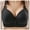 Black, variant on Women's Push Up Wireless Bra Comfort Support No Underwire - BCD Cups, Lace Design, Adjustable Straps, for 46-50 Sizes