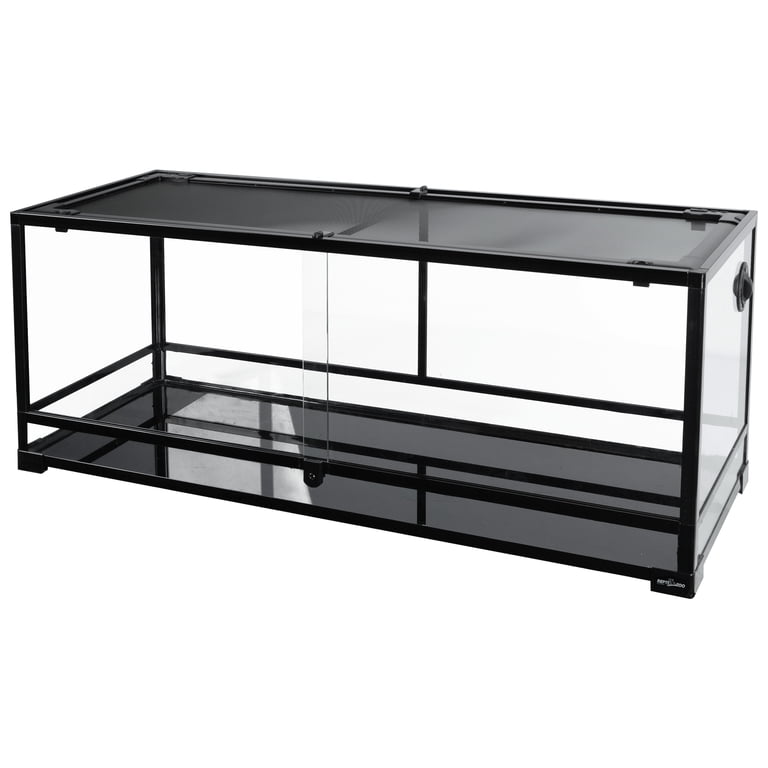 REPTI ZOO Full Tempered Glass Reptile Terrarium, Amphibian
