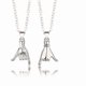 thumbnail image 1 of Conjunto de collar Tanabata con colgante de pareja con gancho para tirar, un par de collares personalizados para hombre, 1 of 2