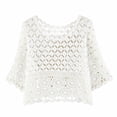thumbnail image 5 of Kcolen Women Cover Ups for Swimwear Summer Boho Hollow Out Knit Cover Up Tunic Top Loose Fit Beach Swimwear Dress, 5 of 6