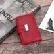 thumbnail image 5 of Cartera de cuero compacta para tarjetas comerciales y bancarias Elegante organizador de tarjetas RFID para mujer, 5 of 8