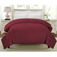 thumbnail image 1 of Unique Home Alternative Goose Down Clearance Comforter Soft Premium Color Duvet Covers Comforter Set (Queen, Burgundy), 1 of 1