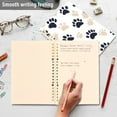 thumbnail image 4 of FORMRS 1-Subject Spiral Notebook 8" x 5" College Ruled 60 Refillable Sheet A5 Hard Cover, 2 Pack, Black Cat Paw, 4 of 7
