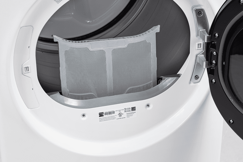 8.0 cu. ft. Gas Dryer w/ Steam - White