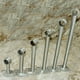 thumbnail image 5 of Soporte de barra de armario de cortina de 4 piezas Soportes de soporte de montaje de tejado de enchufe de brida de tubo 300mm, 5 of 9