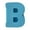 B, variant on HHBEAUTY Alphabet Cookie Cutters 3.9x4.7 Inch Small Plastic Fondant Cutters Resin Mold Blue Letter Shape Cookie Cutters for DIY Biscuit Baking Cake Tool Fondant Moulds