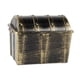 thumbnail image 5 of Cofre del tesoro pirata para niños, caja de almacenamiento para juegos y actividades de niños y niñas bronce, 5 of 9