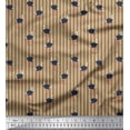 thumbnail image 1 of Soimoi Rayon Fabric Stripe & Ostrich Bird Print Fabric by Yard 42 Inch Wide, 1 of 1