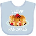 thumbnail image 3 of Inktastic I Love Pancakes with Cute Stack of Pancakes Boys or Girls Baby Bib, 3 of 4