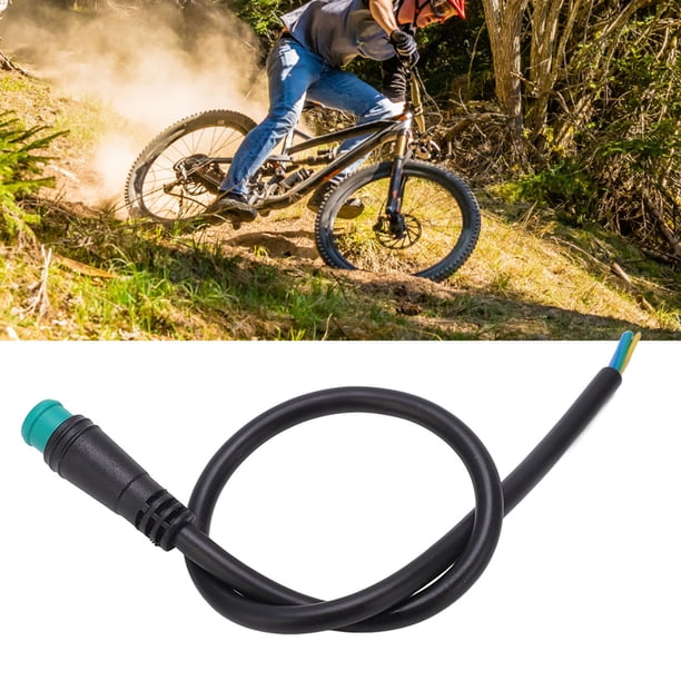 Cable De Extensión Para Bicicleta Eléctrica, IP65, Impermeable, Resistente Al Desgaste, Cable De Extensión Para Instrumentos De 5 Pines, 0,8 Pies, Ligero Para Scooters