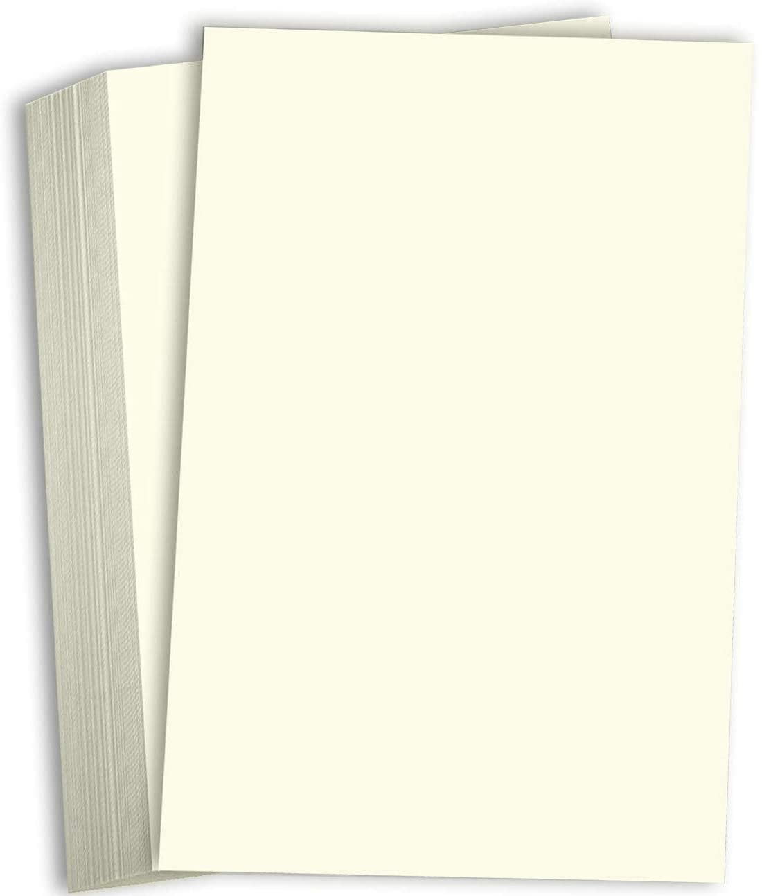 Hamilco White Cardstock Thick Paper 8 1/2 x 11" Heavy Weight 120 lb Cover Card S 