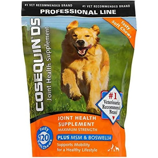 Cosequin DS Maximum Strength Plus MSM & Boswellia Joint Health For Dogs