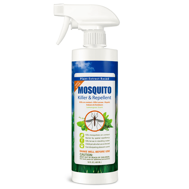 Sunday Outdoor Pest Protection Bundle 32-fl oz Concentrate Natural Mosquito  Killer Hose End Sprayer (2-Pack) in the Pesticides department at