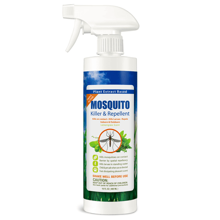 EcoRaider Mosquito 3-in-1 Killer and Repellent Sprayer 16 Oz
