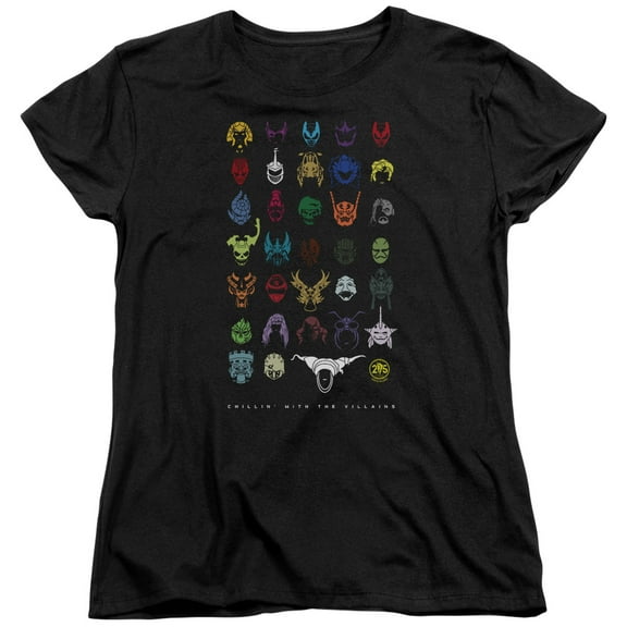 Power Rangers Villians Women's T-Shirt Black