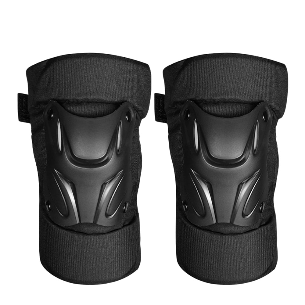 Details about   Adjustable Knee Protector Motorcycle Riding Skating Ski Knee Pads Kneepads Black 