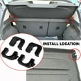 thumbnail image 4 of FYUU 2 Set Parcel Shelf Brackets Clips For Ford Fiesta Focus C-Max Mondeo, 4 of 5